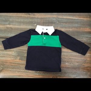 Gymboree Color Block Collared boys shirt 2T